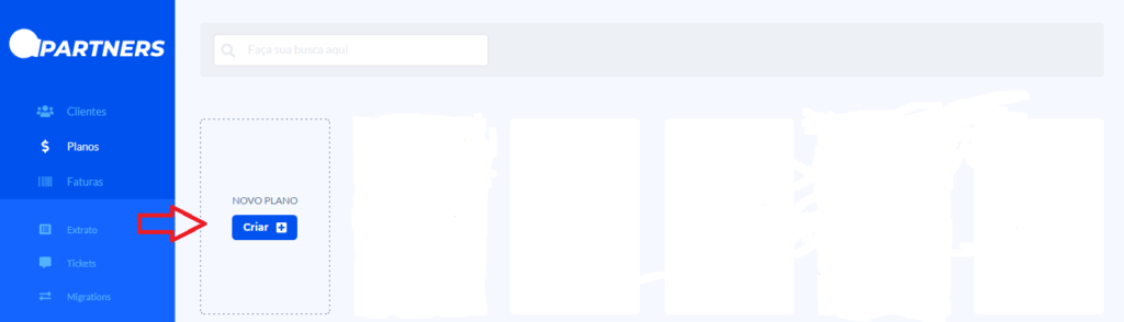 Print da tela de Planos